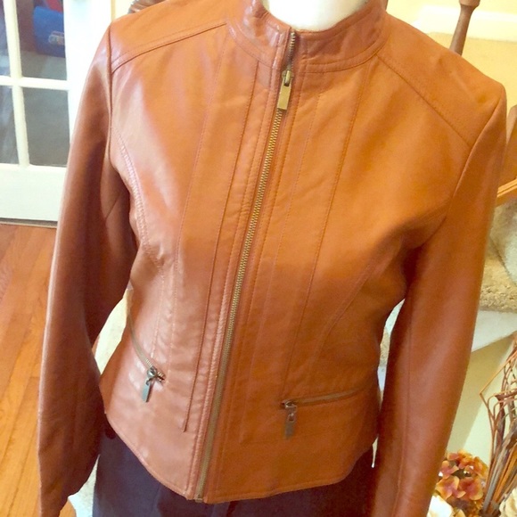 New York & Co. Faux Leather Jacket - Picture 5 of 8